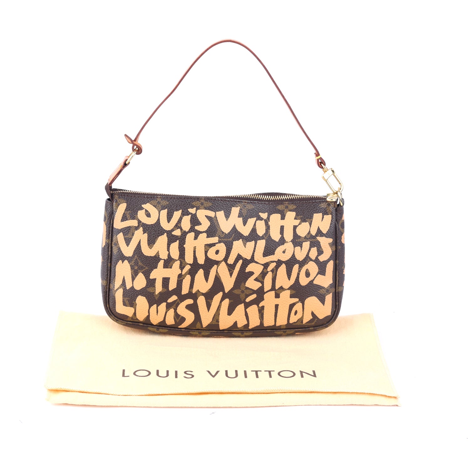 Louis Vuitton Monogram Graffiti Pochette Handbag