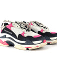 Tricolor Leather and Mesh Triple S Sneakers - Size EU 36