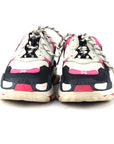 Tricolor Leather and Mesh Triple S Sneakers - Size EU 36