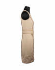 Michael Kors Beige Golden Zipper Dress