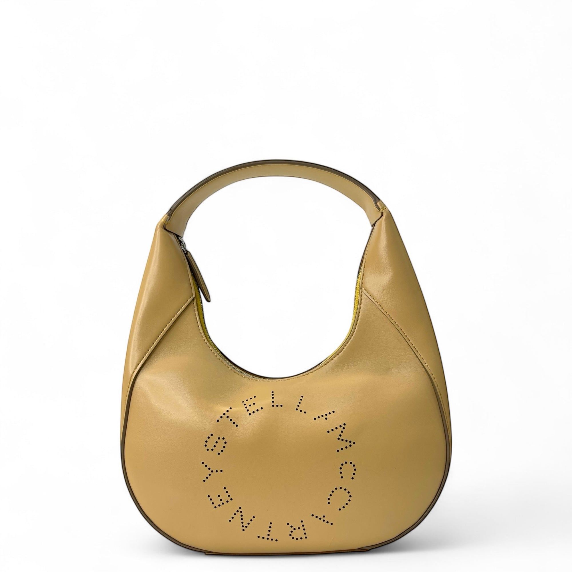 Stella McCartney Linea Logo Leather Hobo Bag