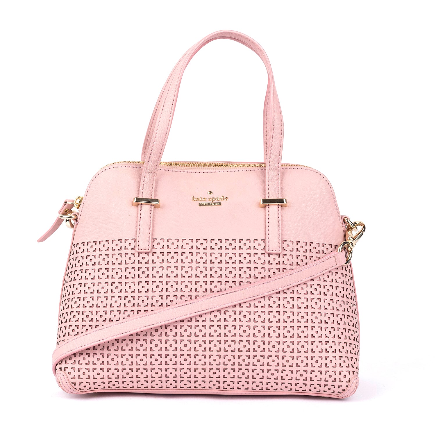 Cedar Street Perforated Maise Satchel