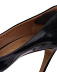 Patent Leather Vara Bow Peep Toe Pumps