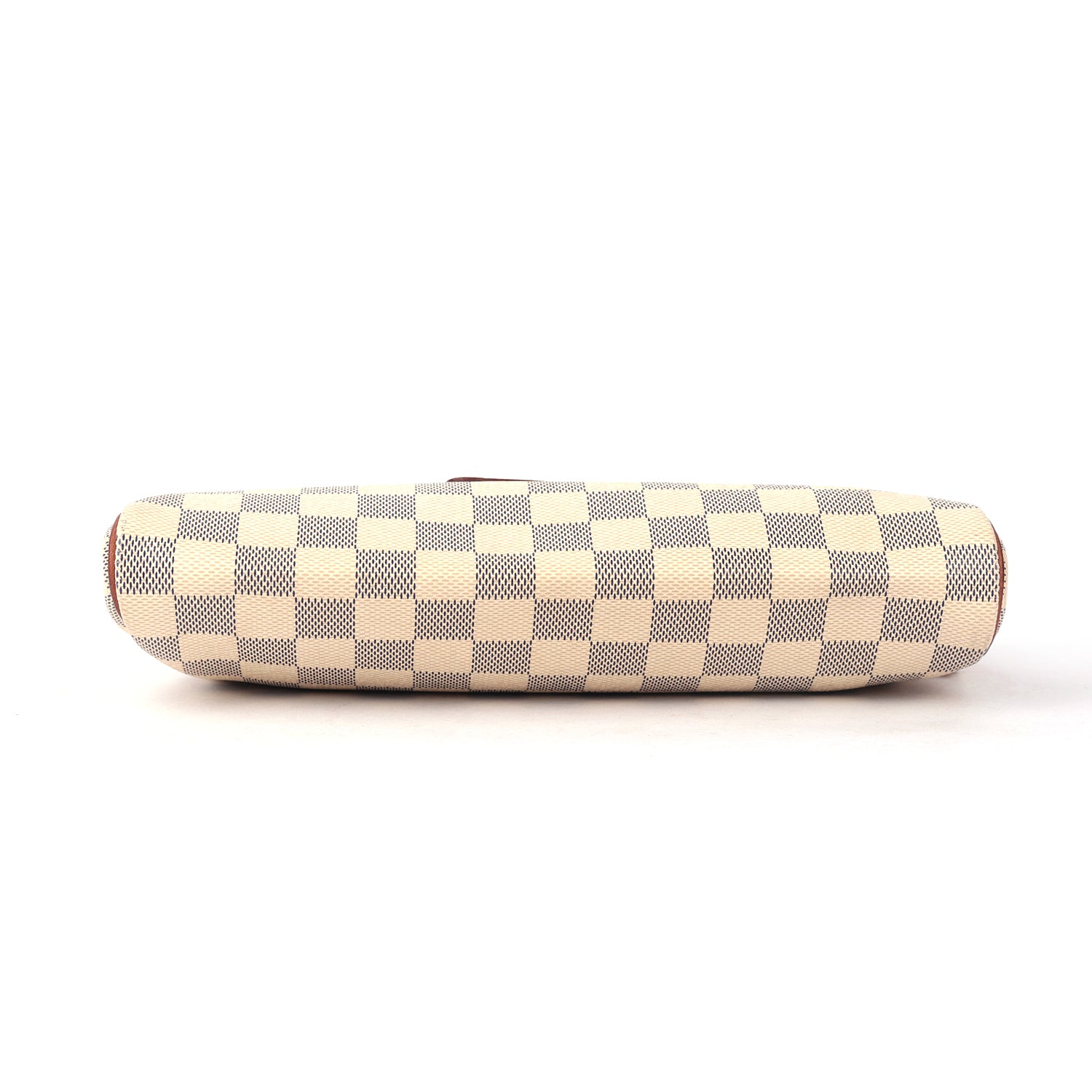 White Damier Azur Eva Clutch