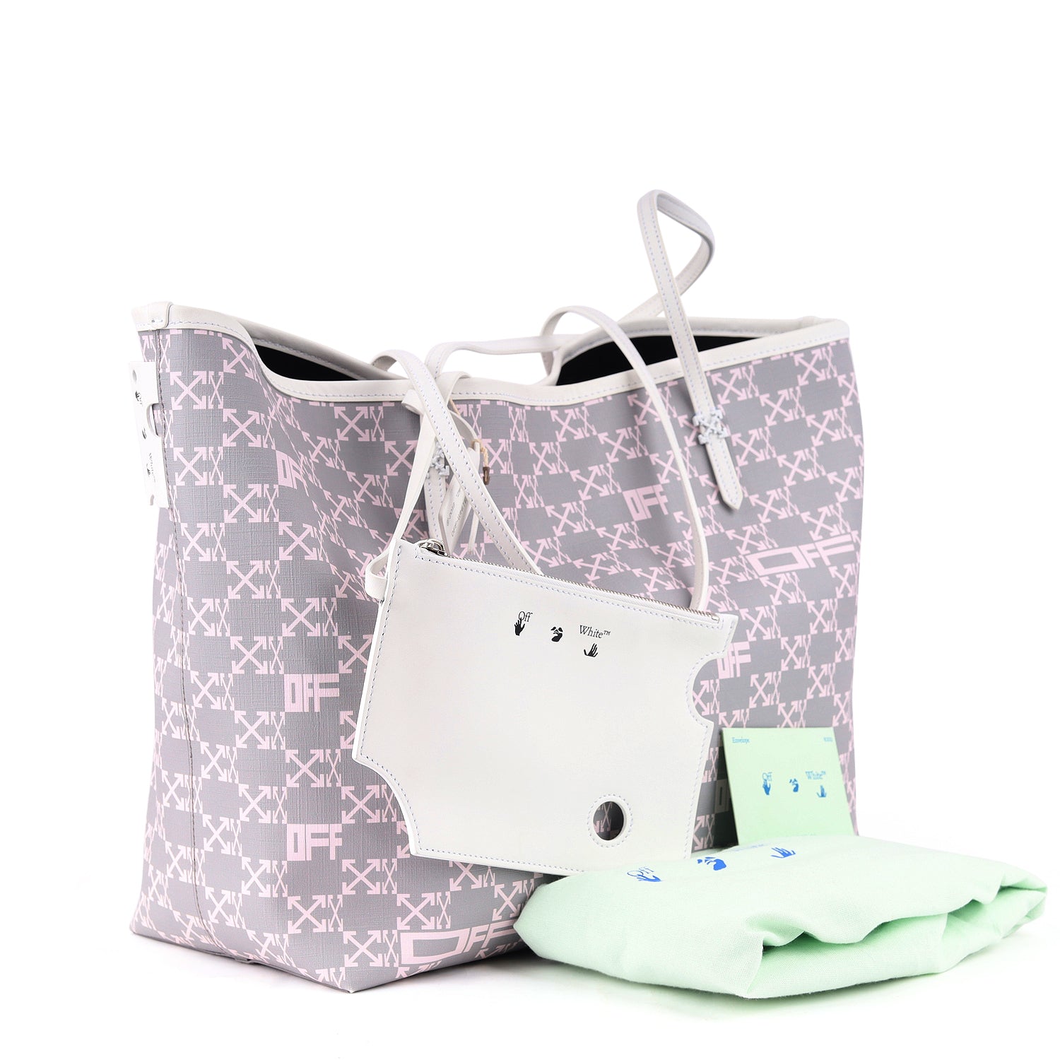 Grey Day Off Monogram Tote Bag