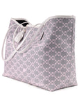 Grey Day Off Monogram Tote Bag