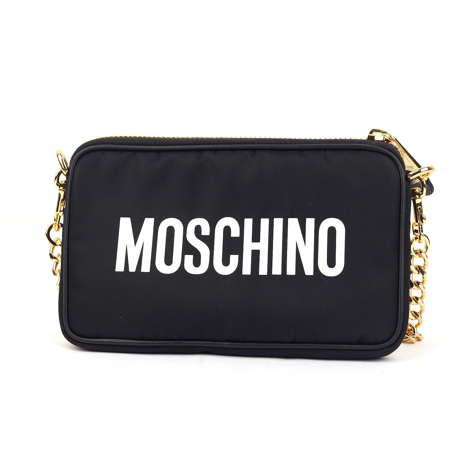 Moschino Teddy Mirror Nylon Crossbody Bag