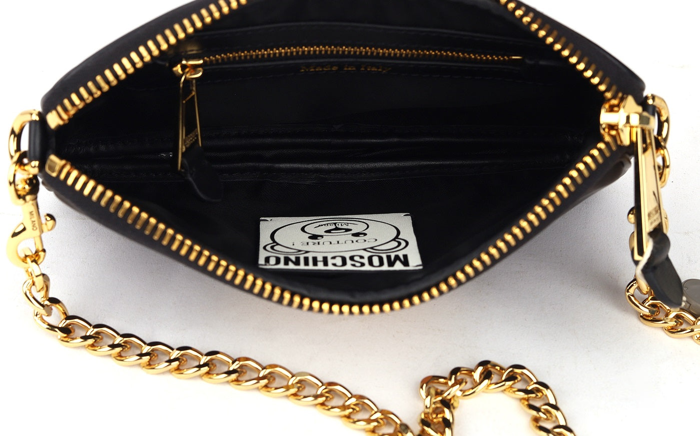 Moschino Teddy Mirror Nylon Crossbody Bag