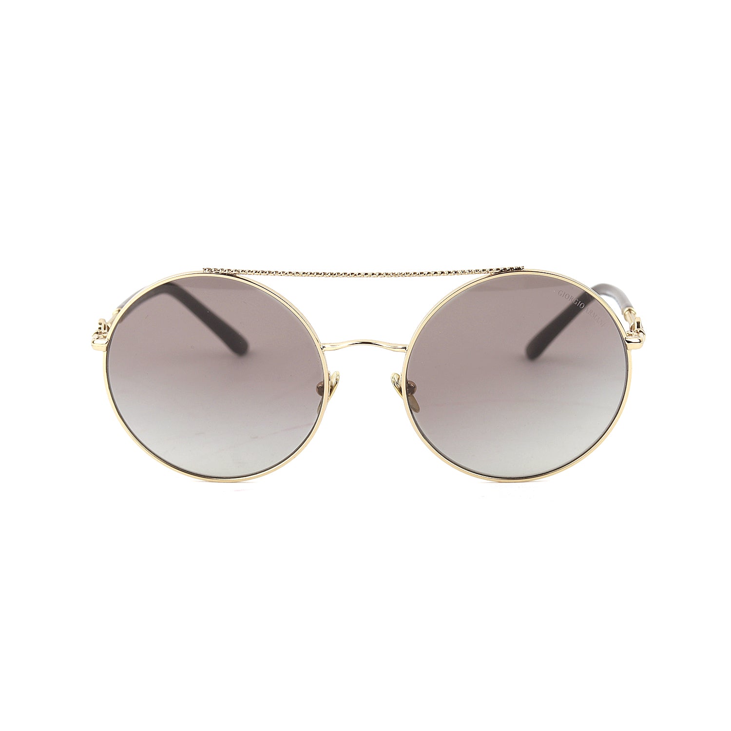 Giorgio Armani Pale Gold Gradient Grey Sunglasses
