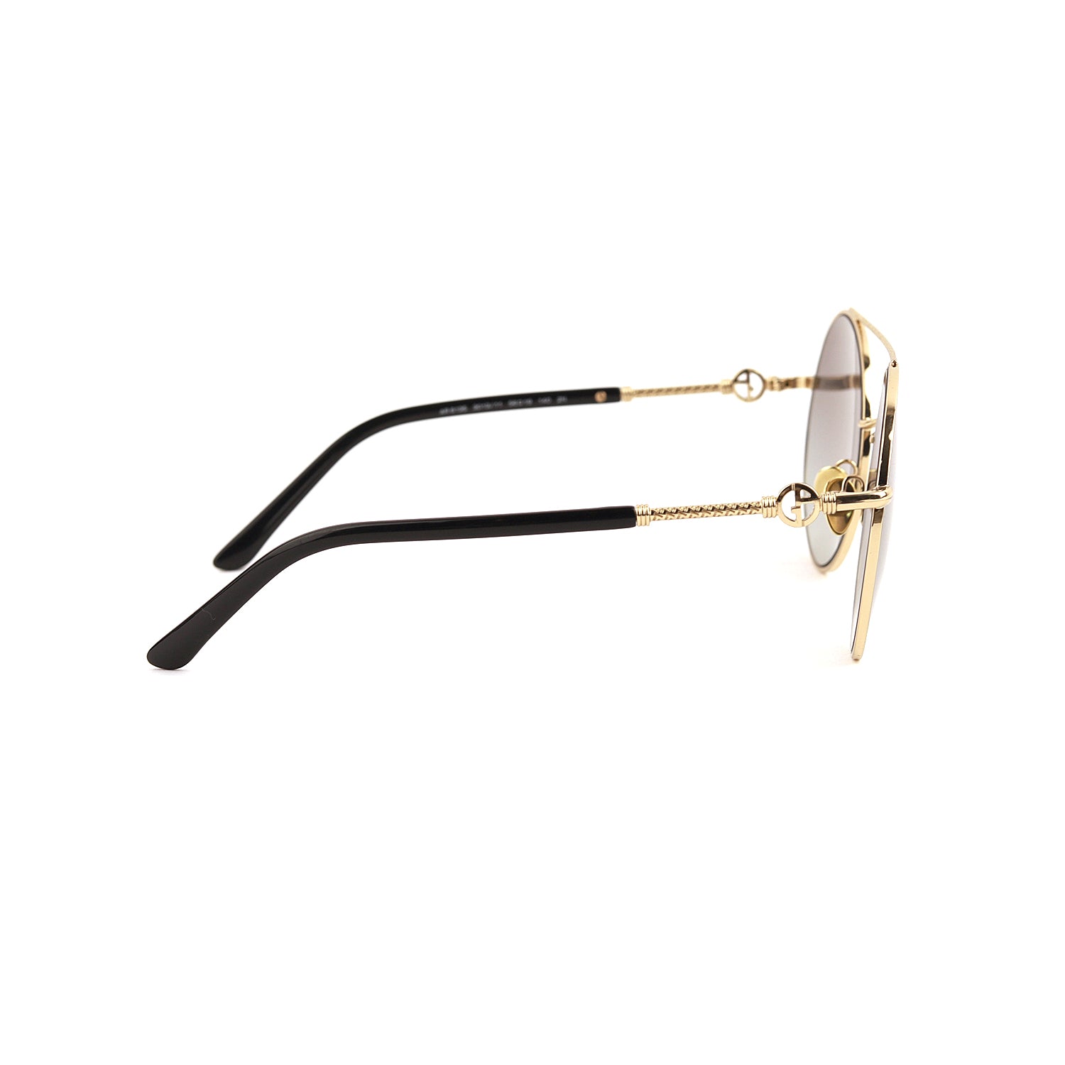 Giorgio Armani Pale Gold Gradient Grey Sunglasses