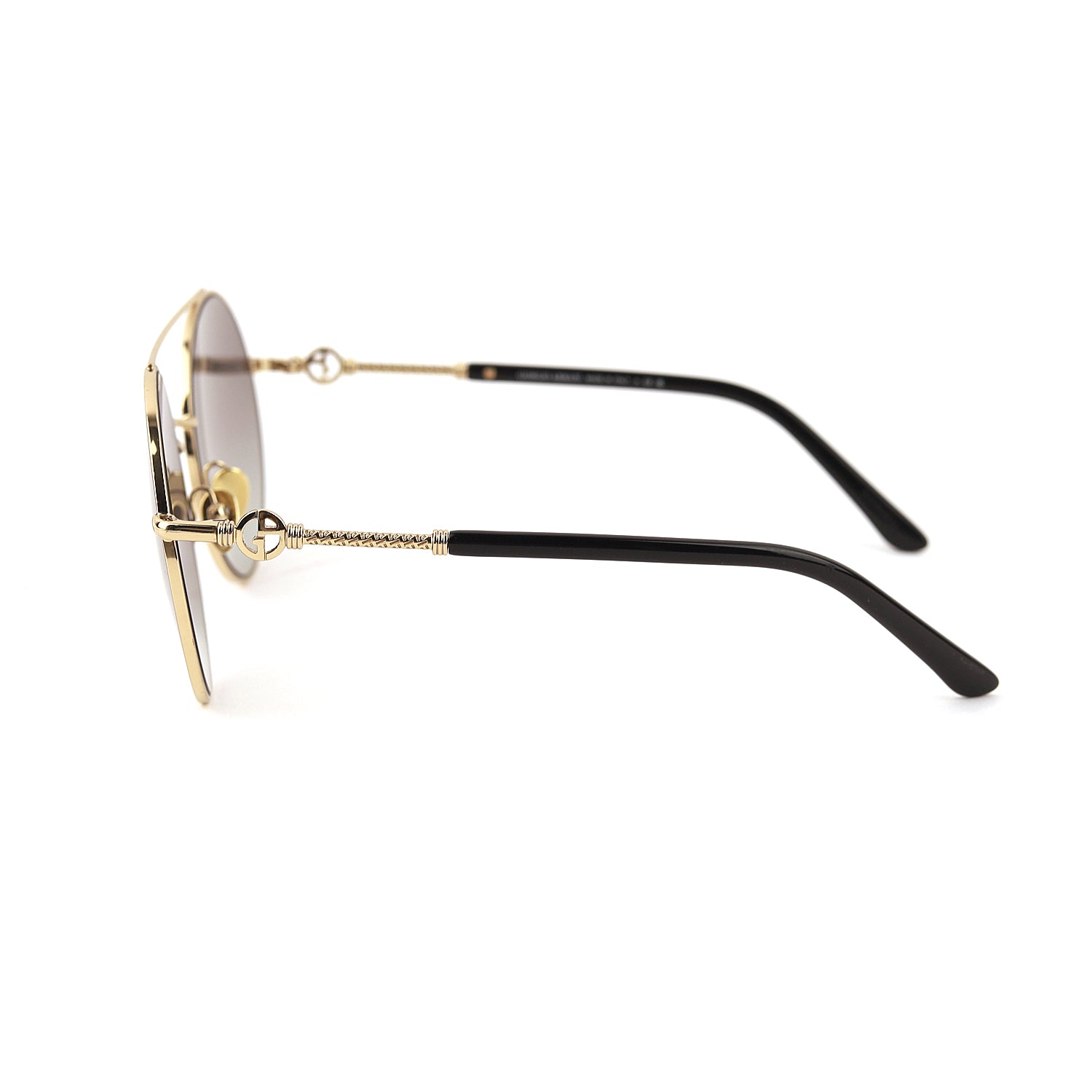 Giorgio Armani Pale Gold Gradient Grey Sunglasses