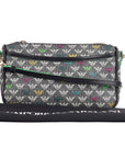 Emporio Armani Grey Multi-color Monogram Crossbody