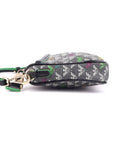 Emporio Armani Grey Multi-color Monogram Crossbody
