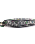 Emporio Armani Grey Multi-color Monogram Crossbody