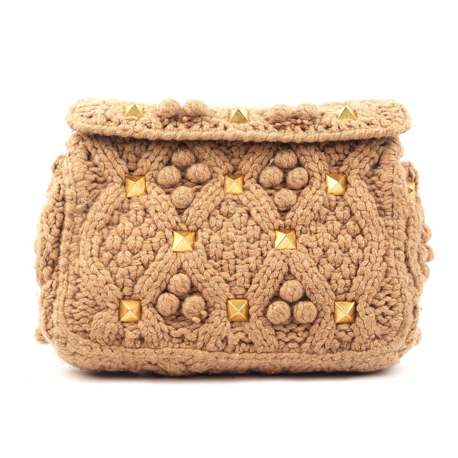 Garavani Knitted Roman Stud Bag