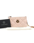 Medusa Quilted Lambskin Leather Card Case