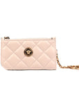Medusa Quilted Lambskin Leather Card Case