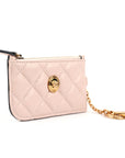 Medusa Quilted Lambskin Leather Card Case
