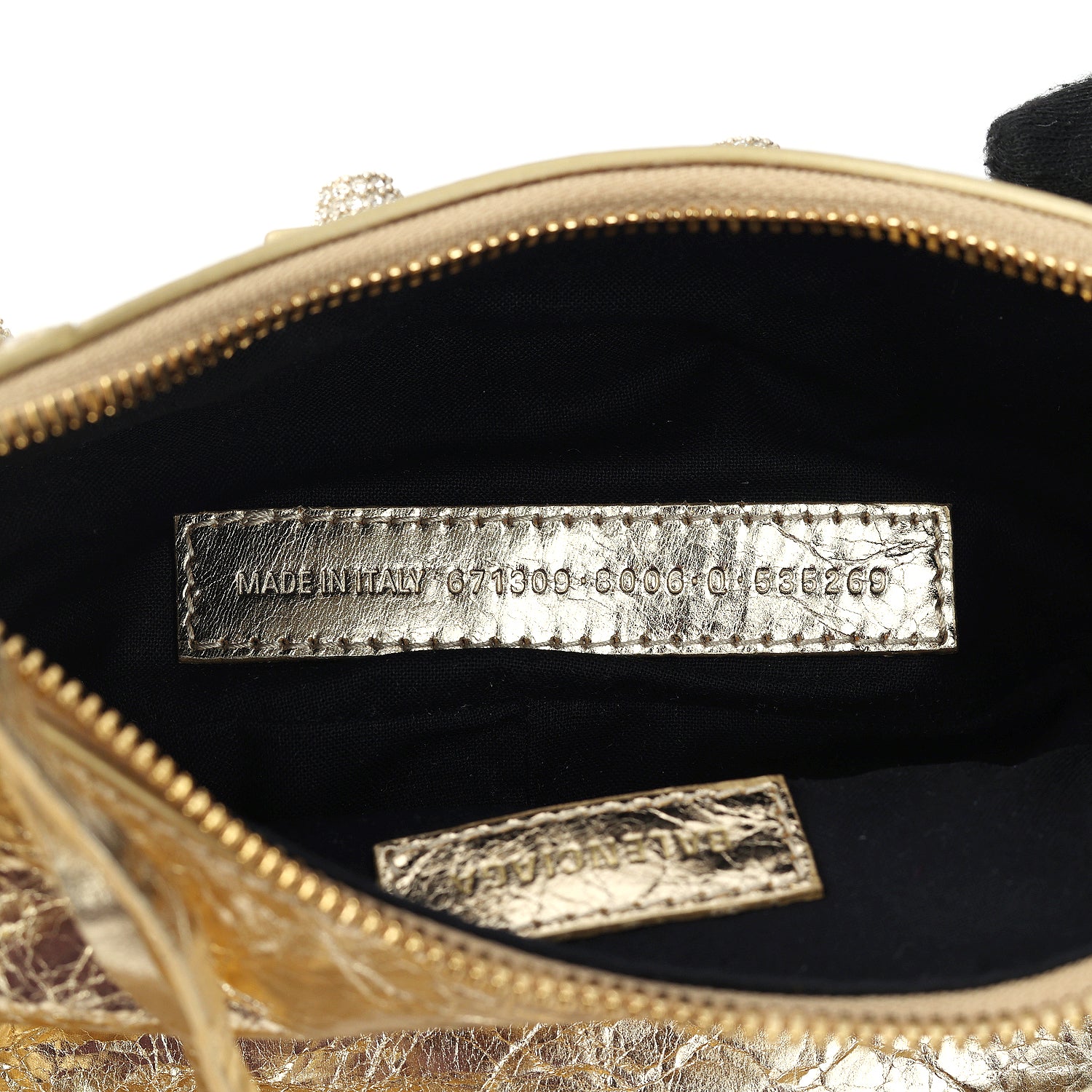 Metallic le Cagole Xs Shoulder Bag