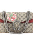 Gucci Supreme Canvas and Suede Blooms Dionysus Shoulder Bag