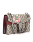 Gucci Supreme Canvas and Suede Blooms Dionysus Shoulder Bag