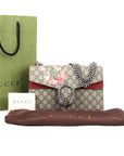 Gucci Supreme Canvas and Suede Blooms Dionysus Shoulder Bag