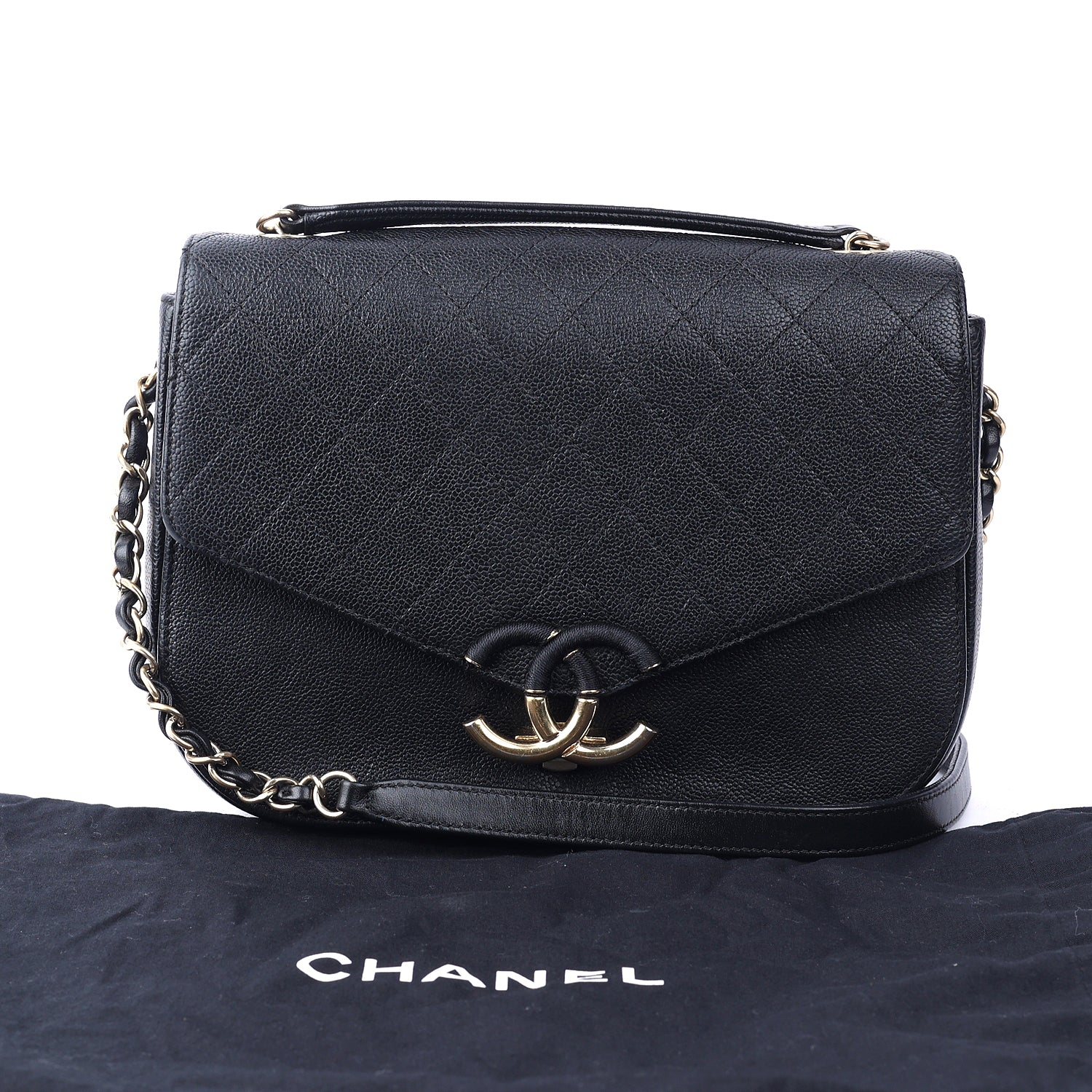 Chanel Caviar Quilted Leather Crossbody Bag