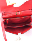 Tom Ford Red Leather Large Natalia Shoulder Bag