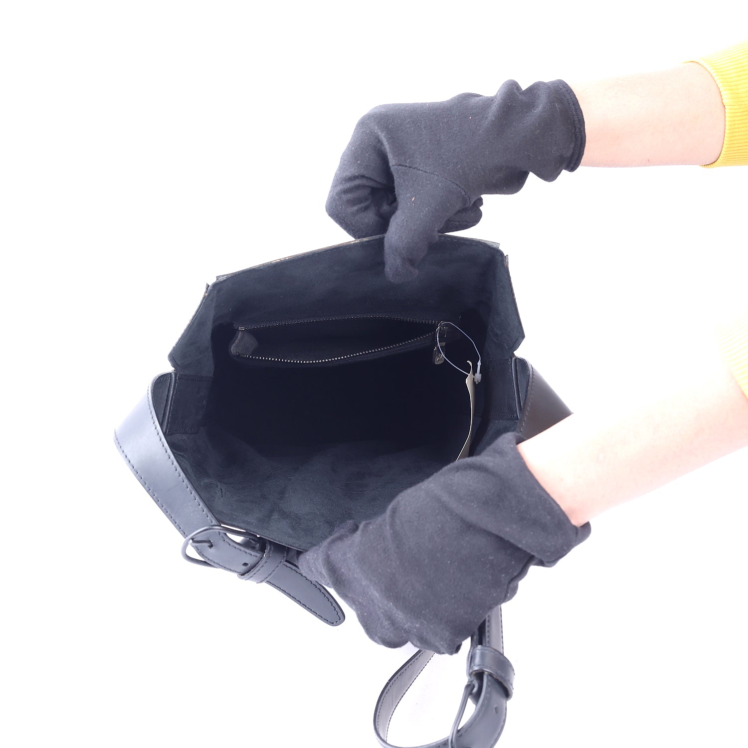 Louis Vuitton Noir Epi Leather Sac Seau Bag