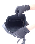 Louis Vuitton Noir Epi Leather Sac Seau Bag