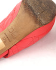 Christian Dior Leather Peep Toe Pumps