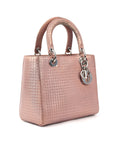 Rose Gold Medium Lady Dior Tote