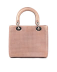 Rose Gold Medium Lady Dior Tote