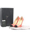 Giuseppe Zanotti Glitter Pink Colorblock Pumps