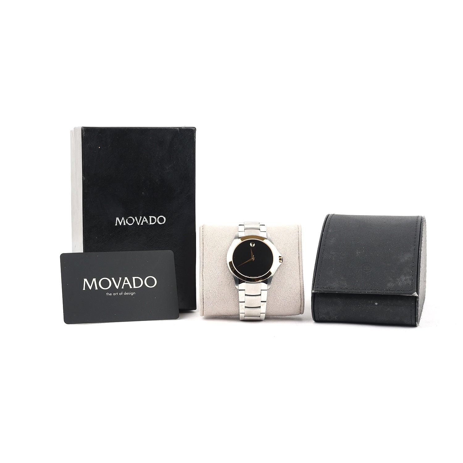 Movado Men's Two-Tone Bezel Watch