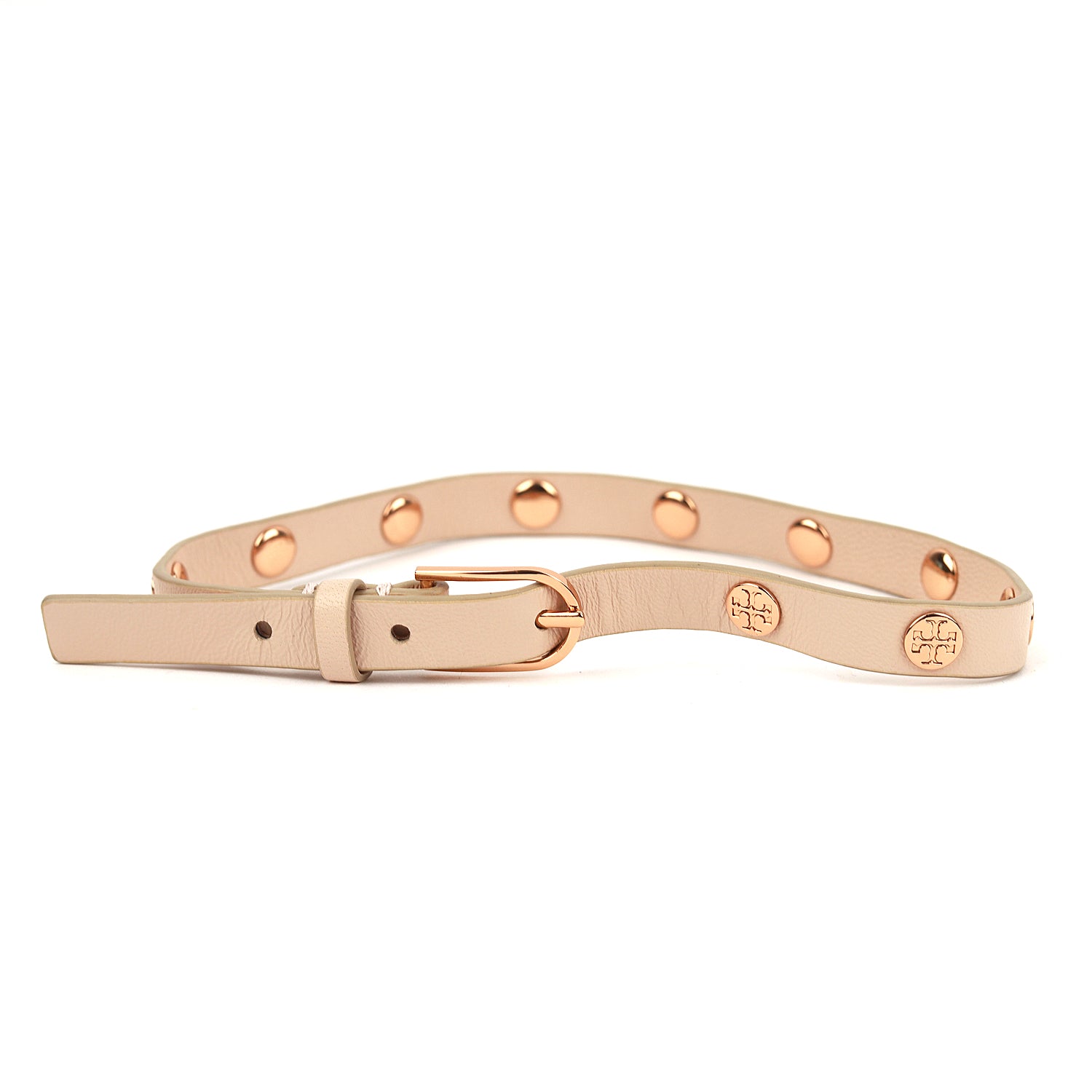 Tory Burch Double Wrap Logo Stud Bracelet