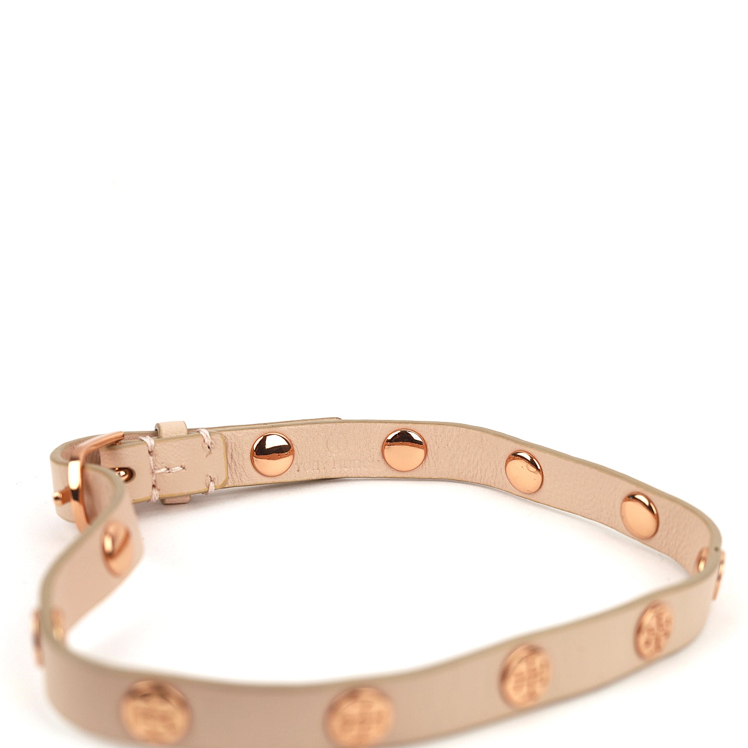 Tory Burch Double Wrap Logo Stud Bracelet
