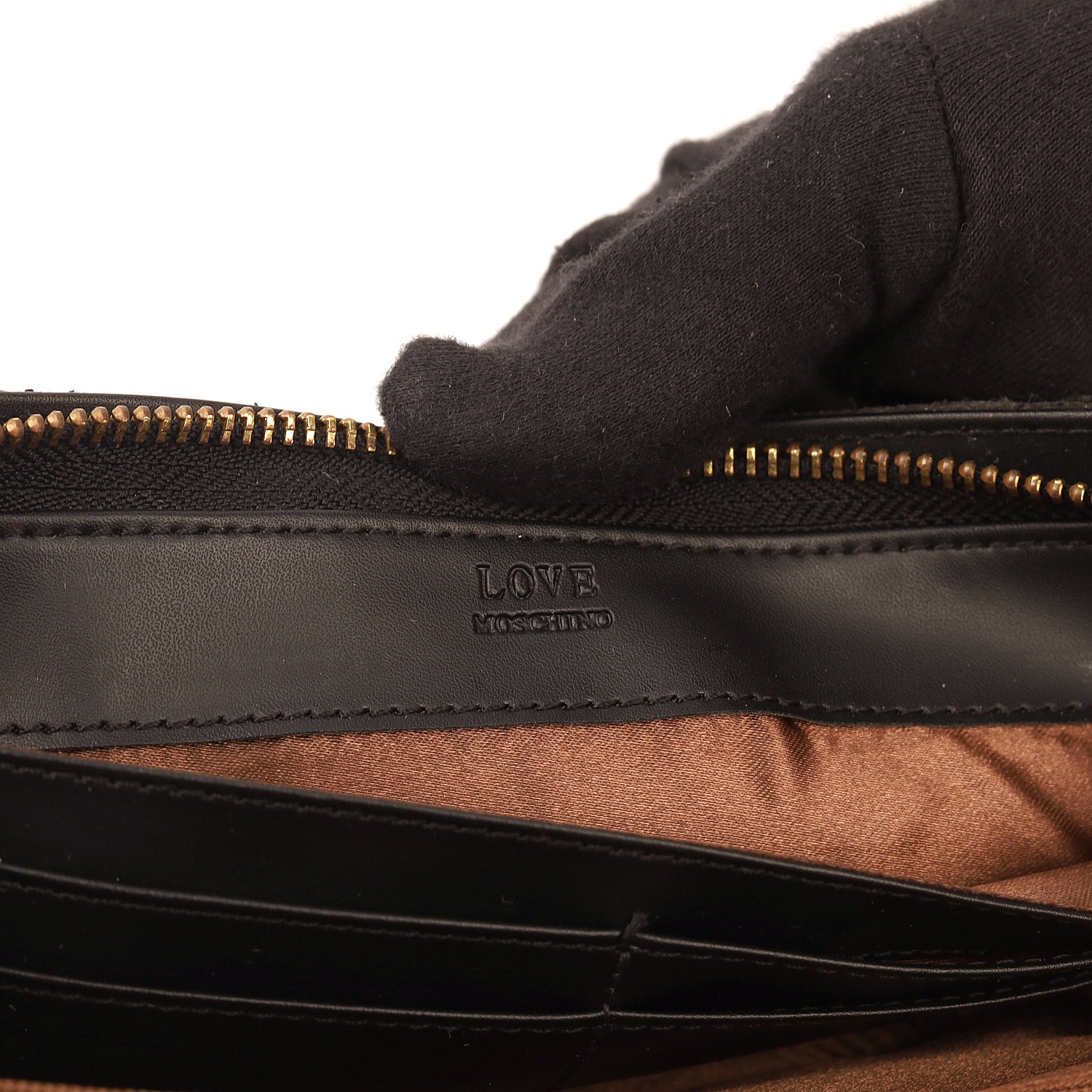Moschino Women Black Wallet