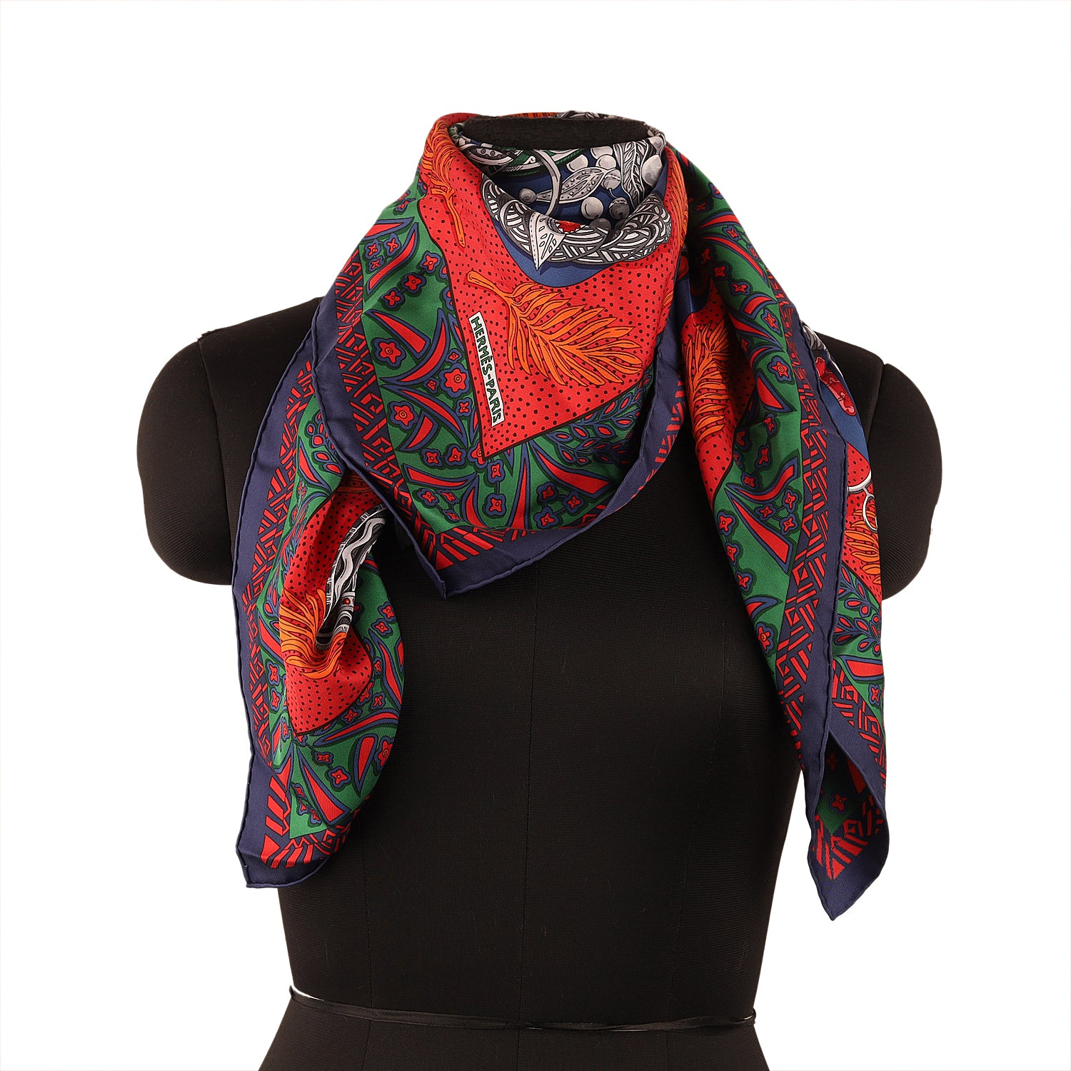 HERMES Silk Zenobie Reine De Palmyre Scarf