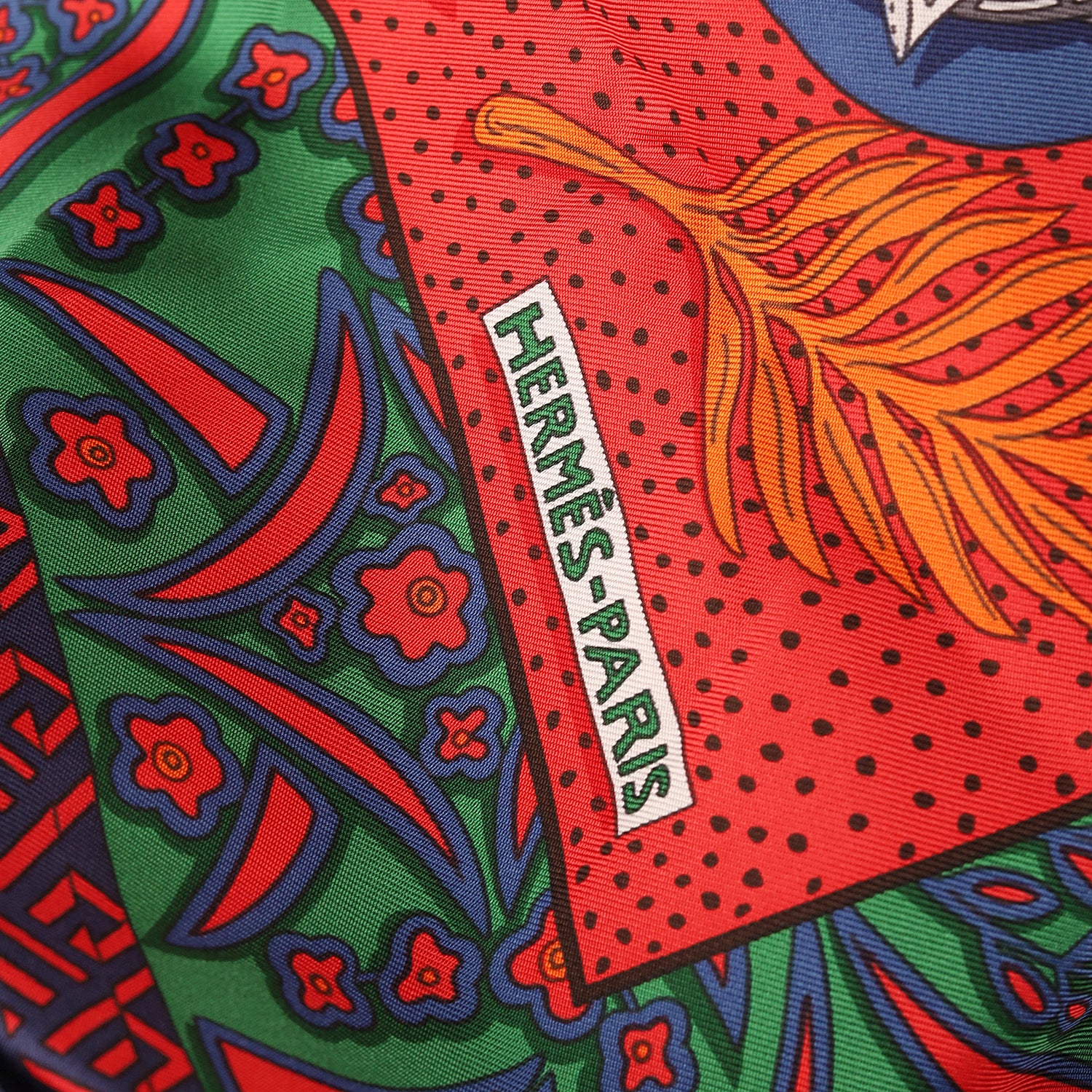 HERMES Silk Zenobie Reine De Palmyre Scarf