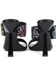 Fendi x Versace Glitter mules