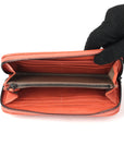 Nappa Intrecciato Zip Around Wallet