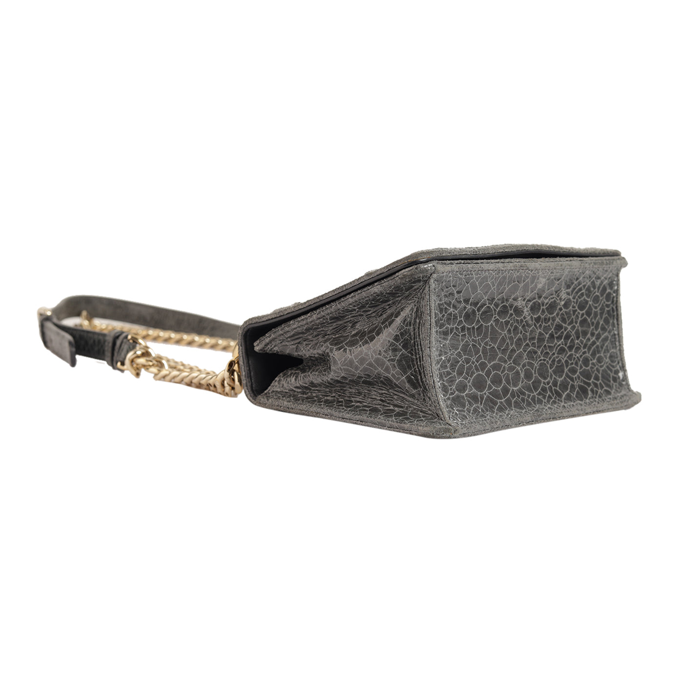Dior Green Ceramic Effect Leather Diorama Club Shoulder Bag