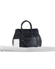 Crocodile Embossed Phantom Luggage Bag