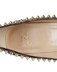 Christian Louboutin Patent Leather Leopard print leather Heels Size EU 37
