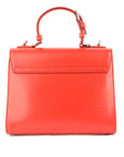 Dolce & Gabbana Red Lizard Embossed Leather Medium Miss Monica Bag