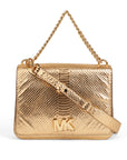 Michael Kors Python Skin Flap Crossbody Bag