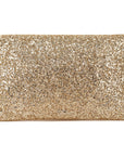 Anya Hindmarch Metallic Gold Glitter Valorie Clutch