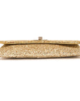 Anya Hindmarch Metallic Gold Glitter Valorie Clutch