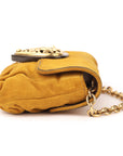 Gucci Mustard Suede Hysteria Clutch Bag